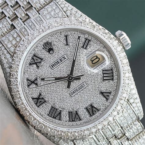 fake diamon watches|diamond watches iced out.